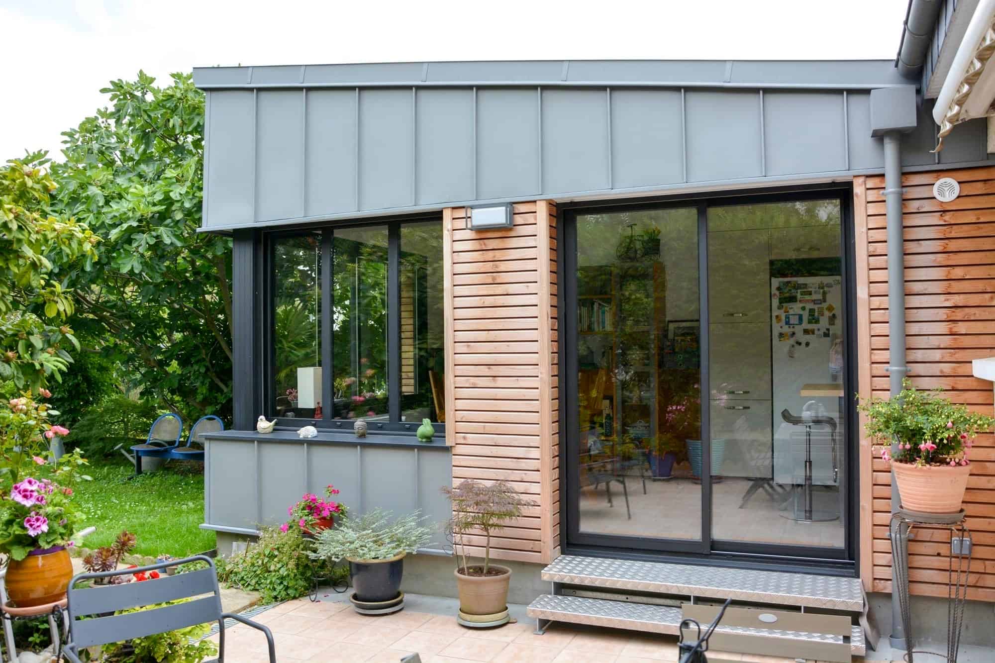 MS Baticonseil extension bardage bois zinc