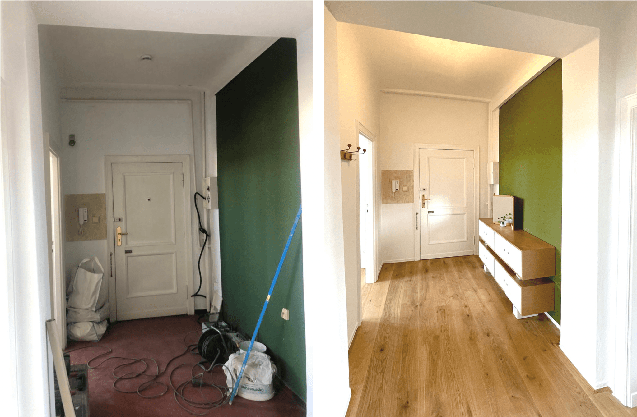 MS Baticonseil rénovation entrée d'appartement